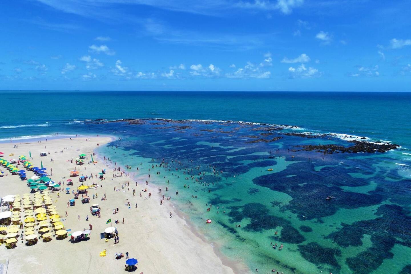 Studio Em Porto De Galinhas - Vista P Piscina Exteriér fotografie